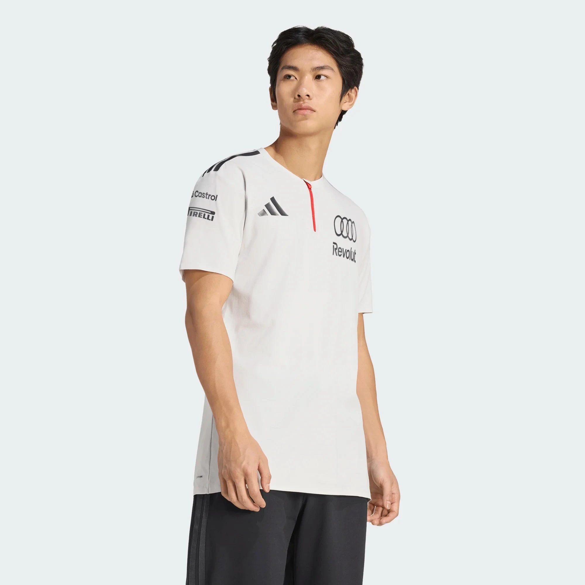 Audi Formula One Men's 2026 Team Engineers Polo Shirt - White Polos Audi F1 