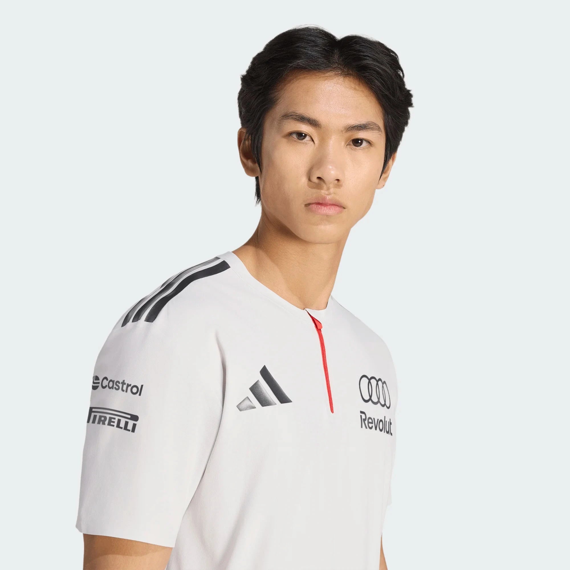Audi Formula One Men's 2026 Team Engineers Polo Shirt - White Polos Audi F1 