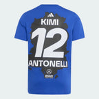 Mercedes - AMG Petronas F1 Kimi Antonelli Kids T-Shirt - Youth Blue T-shirts Mercedes AMG Petronas 