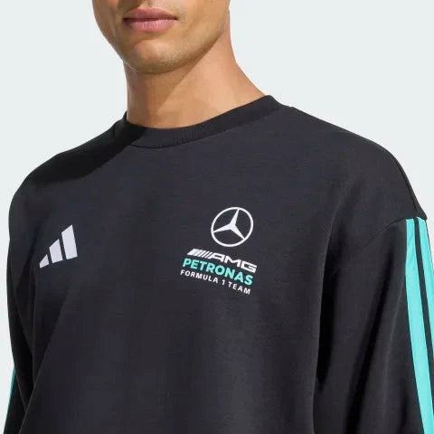 Mercedes - AMG Petronas Formula One Men's DNA Sweatshirt - Black Sweatshirt Mercedes AMG Petronas 