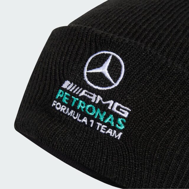 Mercedes - AMG Petronas Formula One Cuff Beanie - Black/White Hats Mercedes AMG Petronas 