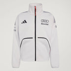 Audi Formula One Men's 2026 Team Full Zip Sweatshirt - White Sweatshirt Audi F1 