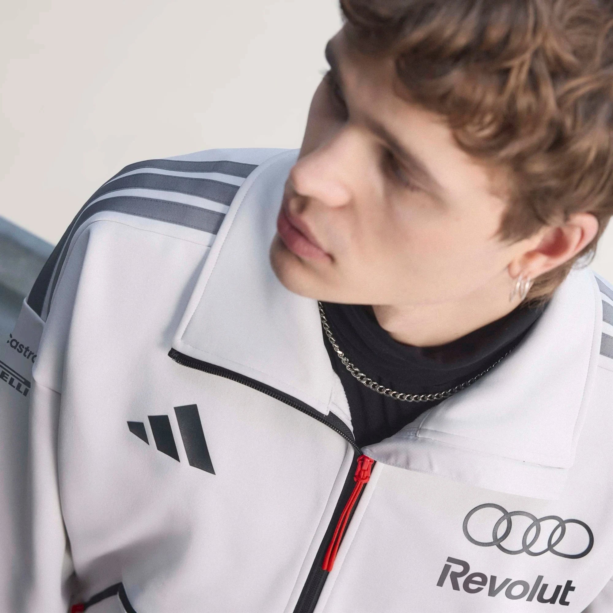Audi Formula One Men's 2026 Team Full Zip Sweatshirt - White – CMC