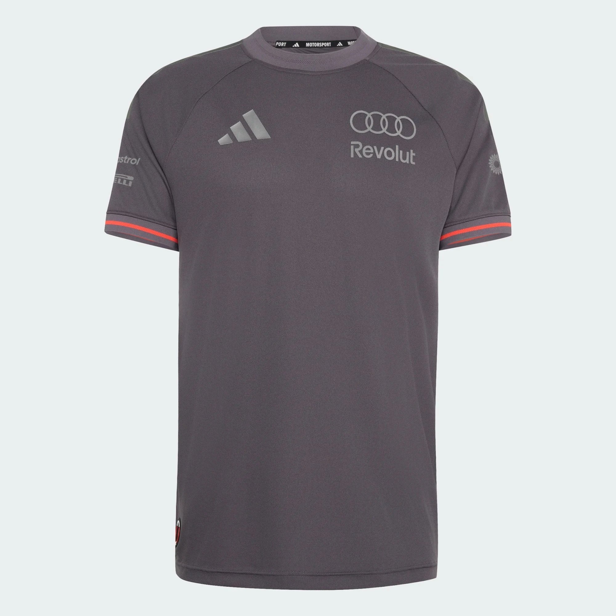 Audi Formula One Men's 2026 Team Authentic T-Shirt - Gray T-shirts Audi F1 