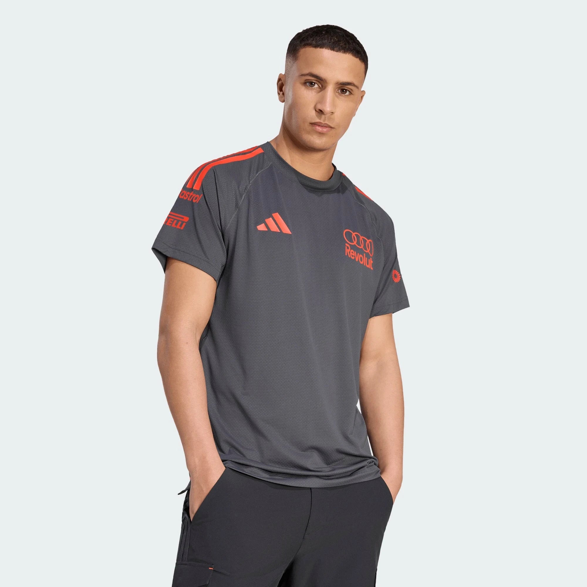 Audi Formula One Men's 2026 Team Mechanics T-Shirt - Gray – CMC