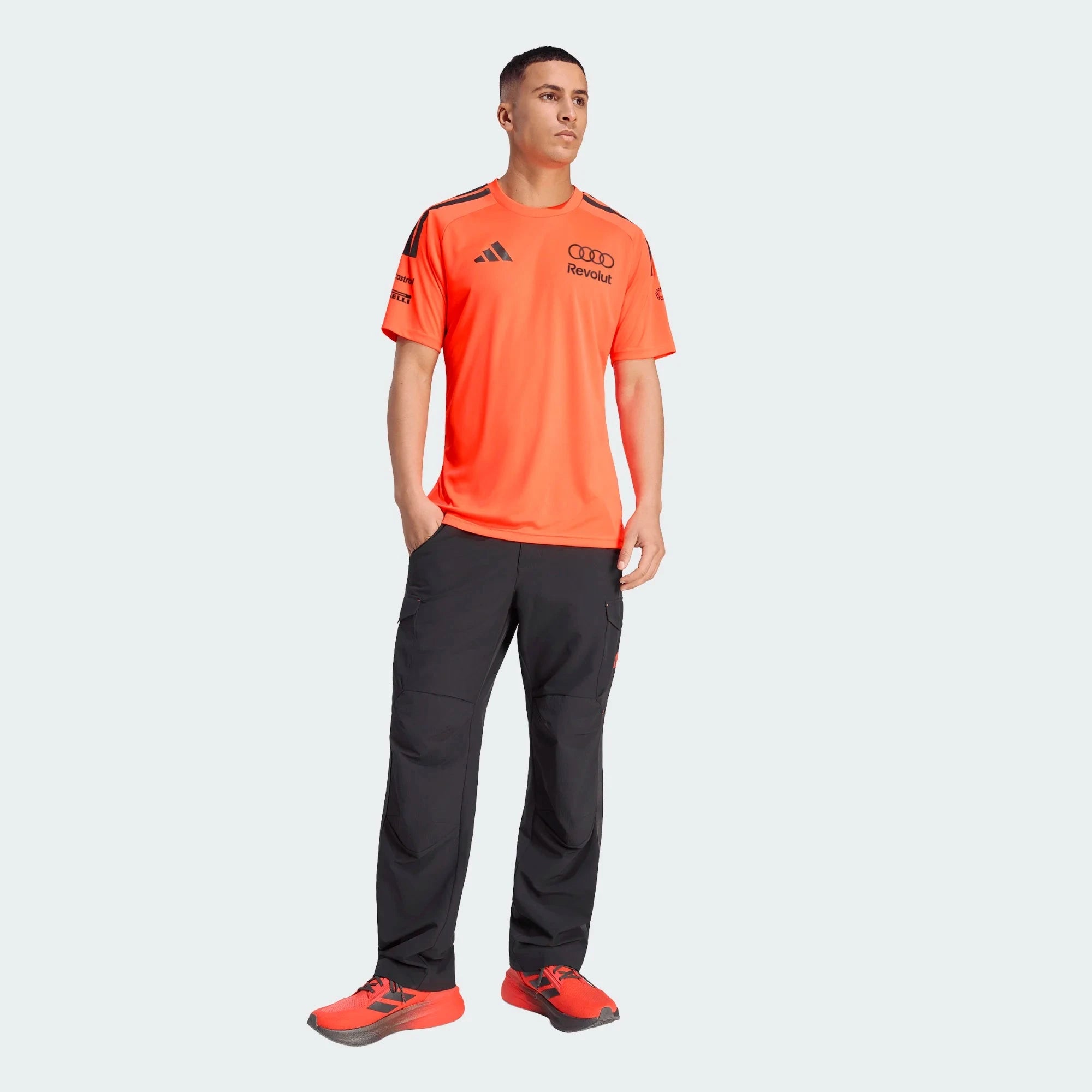 Audi Formula One Men's 2026 Team Set Up T-Shirt - Orange T-shirts Audi F1 