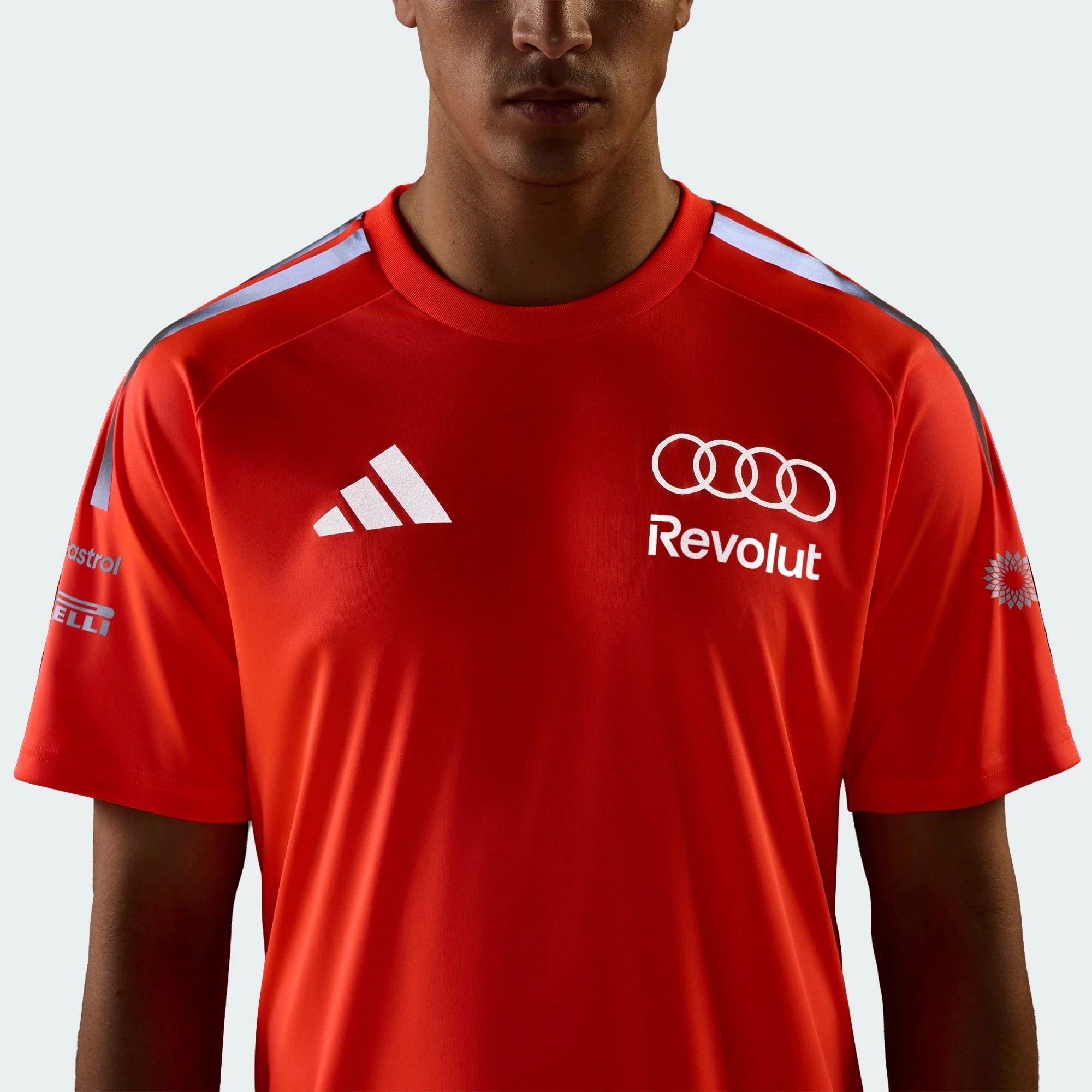 Audi Formula One Men's 2026 Team Set Up T-Shirt - Orange T-shirts Audi F1 