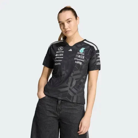 Mercedes - AMG Petronas Formula One 2026 Women's Team Driver Jersey - Black T-shirts Mercedes AMG Petronas 