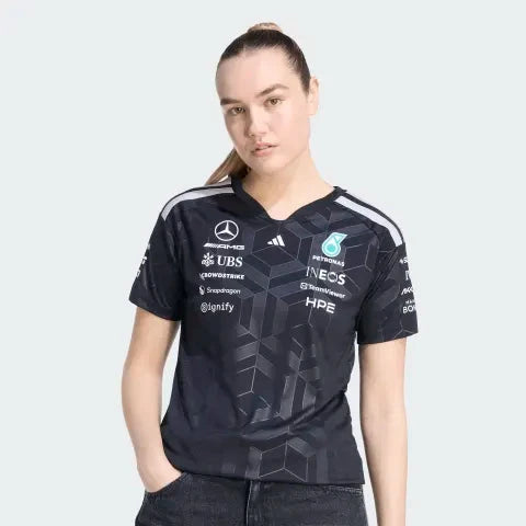 Mercedes - AMG Petronas Formula One 2026 Women's Team Driver Jersey - Black T-shirts Mercedes AMG Petronas 