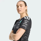 Mercedes - AMG Petronas Formula One 2026 Women's Team Driver Jersey - Black T-shirts Mercedes AMG Petronas 