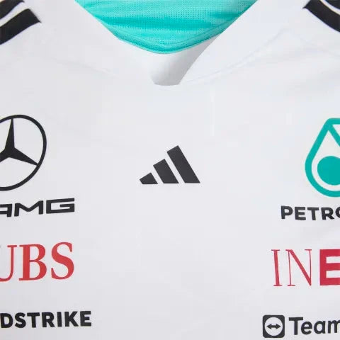 Mercedes - AMG Petronas Formula One 2026 Kids Team Driver Jersey - Youth Black/White T-shirts Mercedes AMG Petronas 