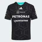 Mercedes - AMG Petronas Formula One 2026 Kids Team Driver Jersey - Youth Black/White T-shirts Mercedes AMG Petronas 