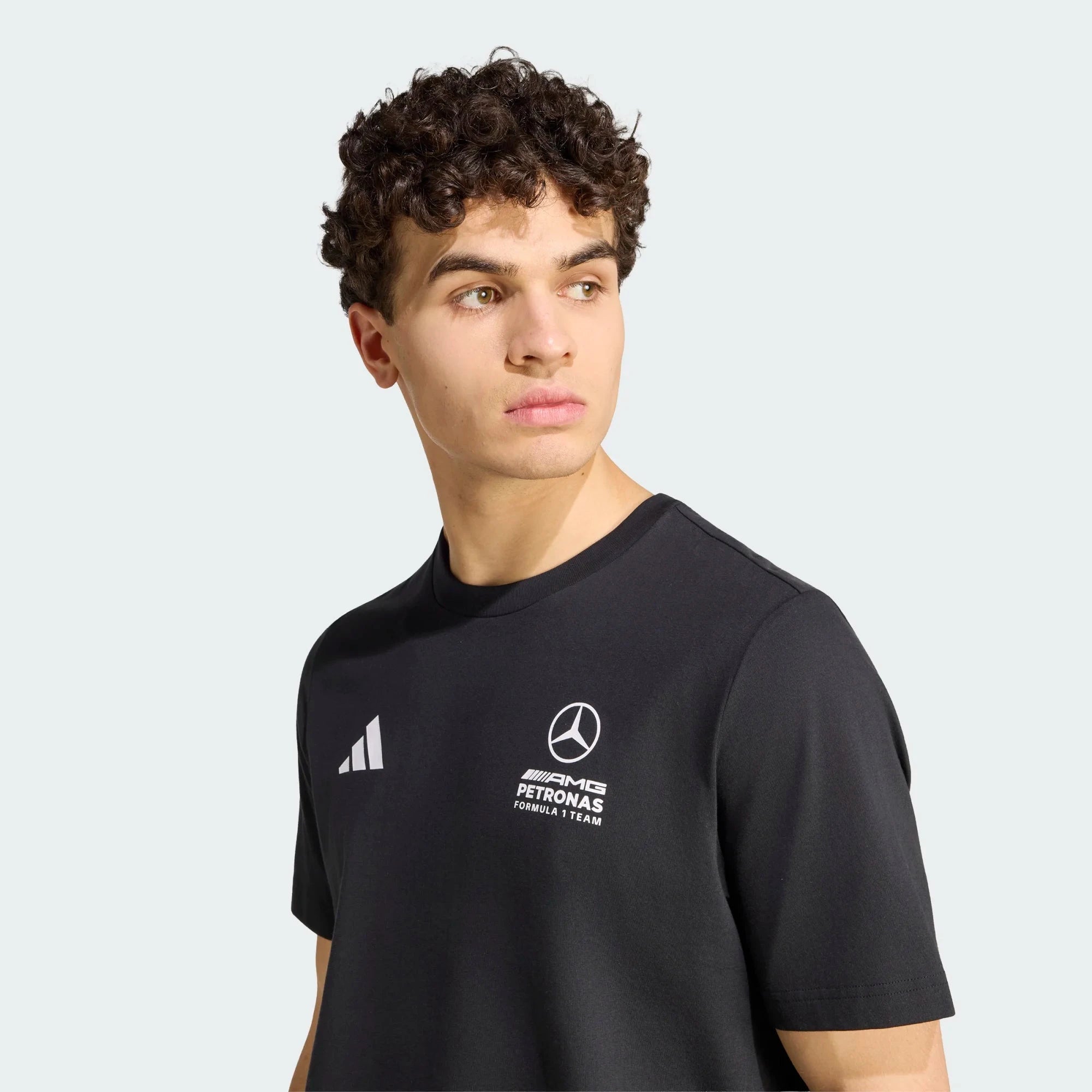 Mercedes - AMG Petronas F1 Men's Team Giro T-Shirt - Black T-shirts Mercedes AMG Petronas 