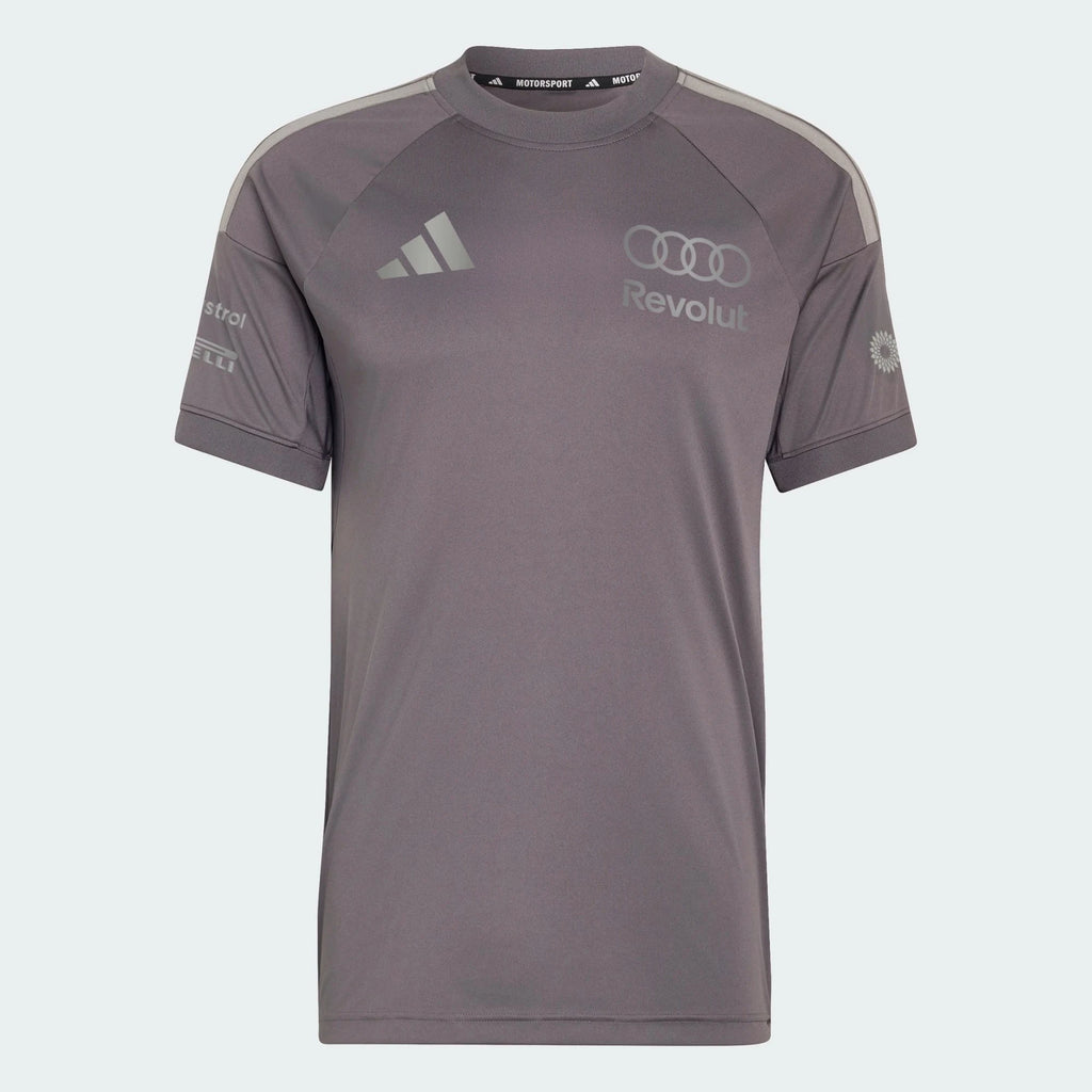Audi Formula One Men's 2026 Team Replica Driver T-Shirt - Gray T-shirts Audi F1 