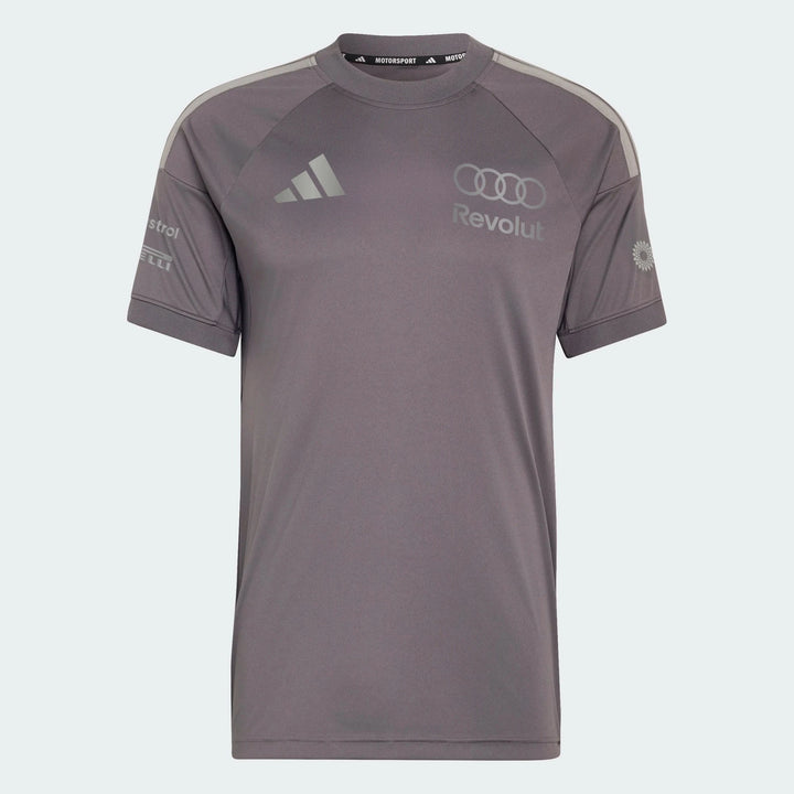 Audi Formula One Men's 2026 Team Replica Driver T-Shirt - Gray T-shirts Audi F1 