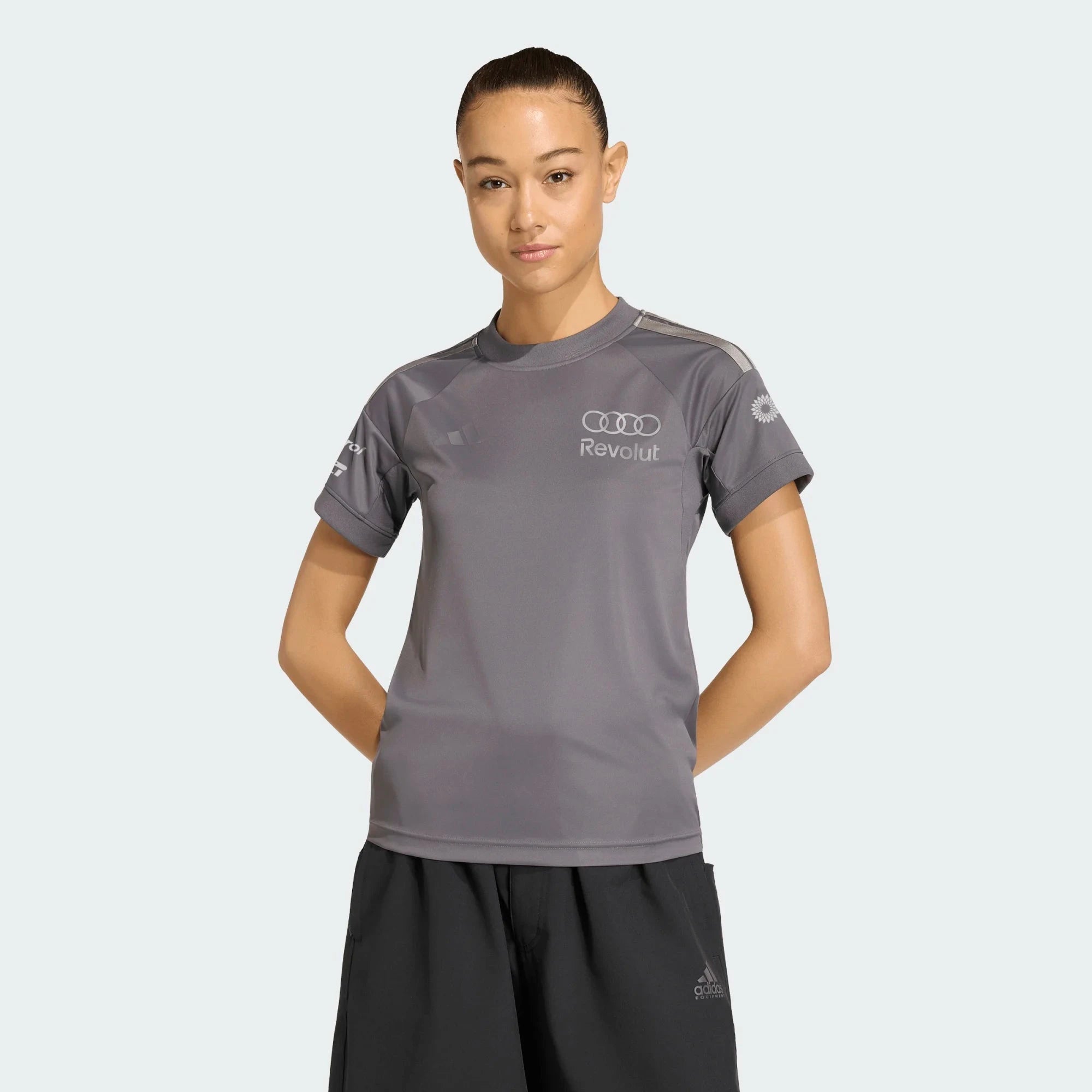 Audi Formula One Women's 2026 Team Drivers T-Shirt - Gray T-shirts Audi F1 