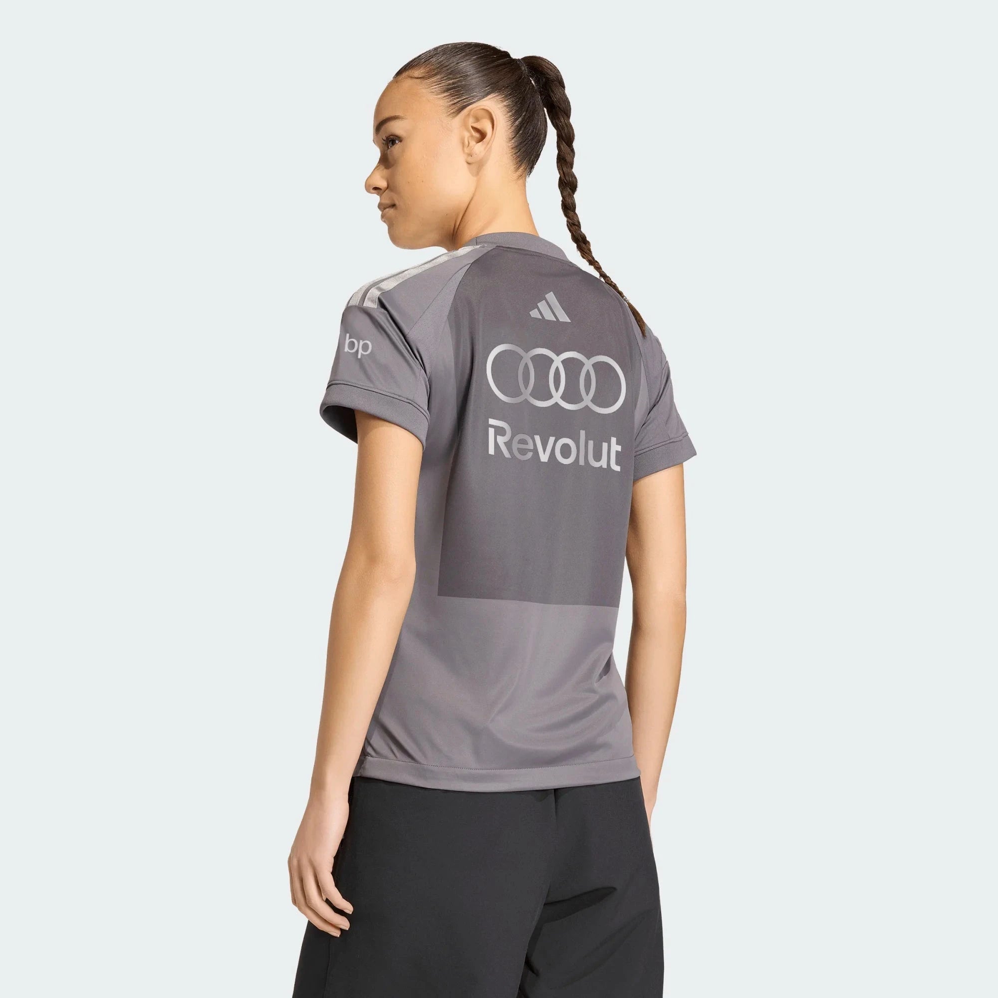 Audi Formula One Women's 2026 Team Drivers T-Shirt - Gray T-shirts Audi F1 