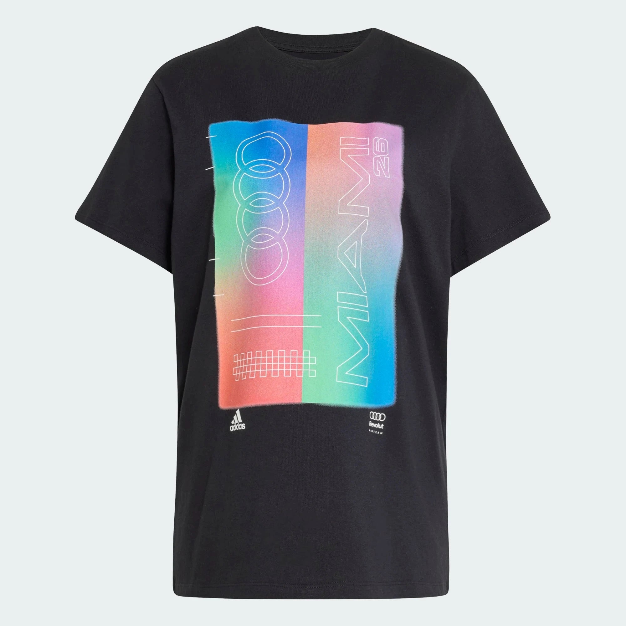 Audi Formula One Women's Special Edition Miami GP T-Shirt - Black T-shirts Audi F1 