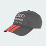 Audi F1 Team DNA 3 Stripes Hat - Black Hats Audi F1 