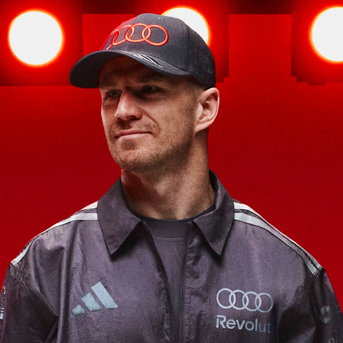 Audi F1 2026 Nico Hulkenberg Team Hat - Utility Black Hats Audi F1 