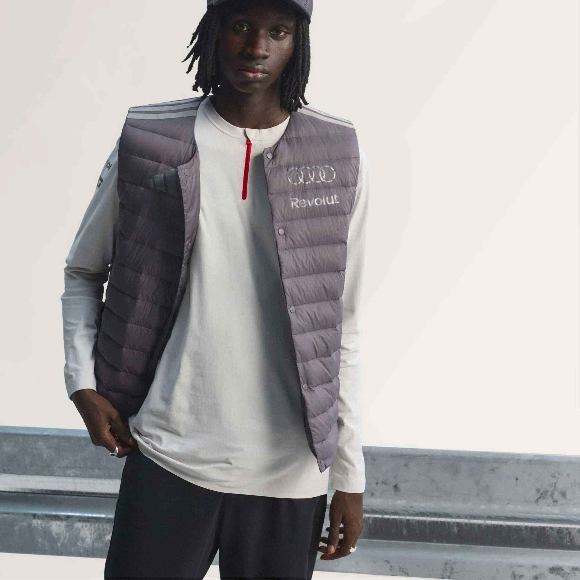 Audi Formula One Men's Team Engineers Vest - Gray Vest Audi F1 
