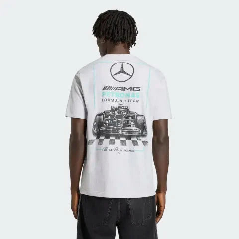 Mercedes - AMG Petronas Formula One Men's Graphic T-Shirt - Grey