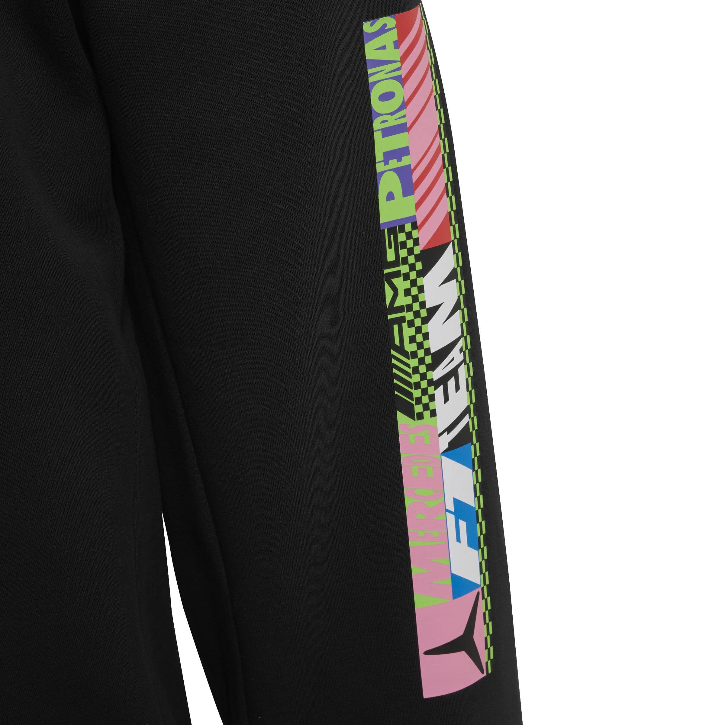 Mercedes Benz AMG Petronas F1 Men's "Lights On" Sweatpants - Black Pants Mercedes AMG Petronas 