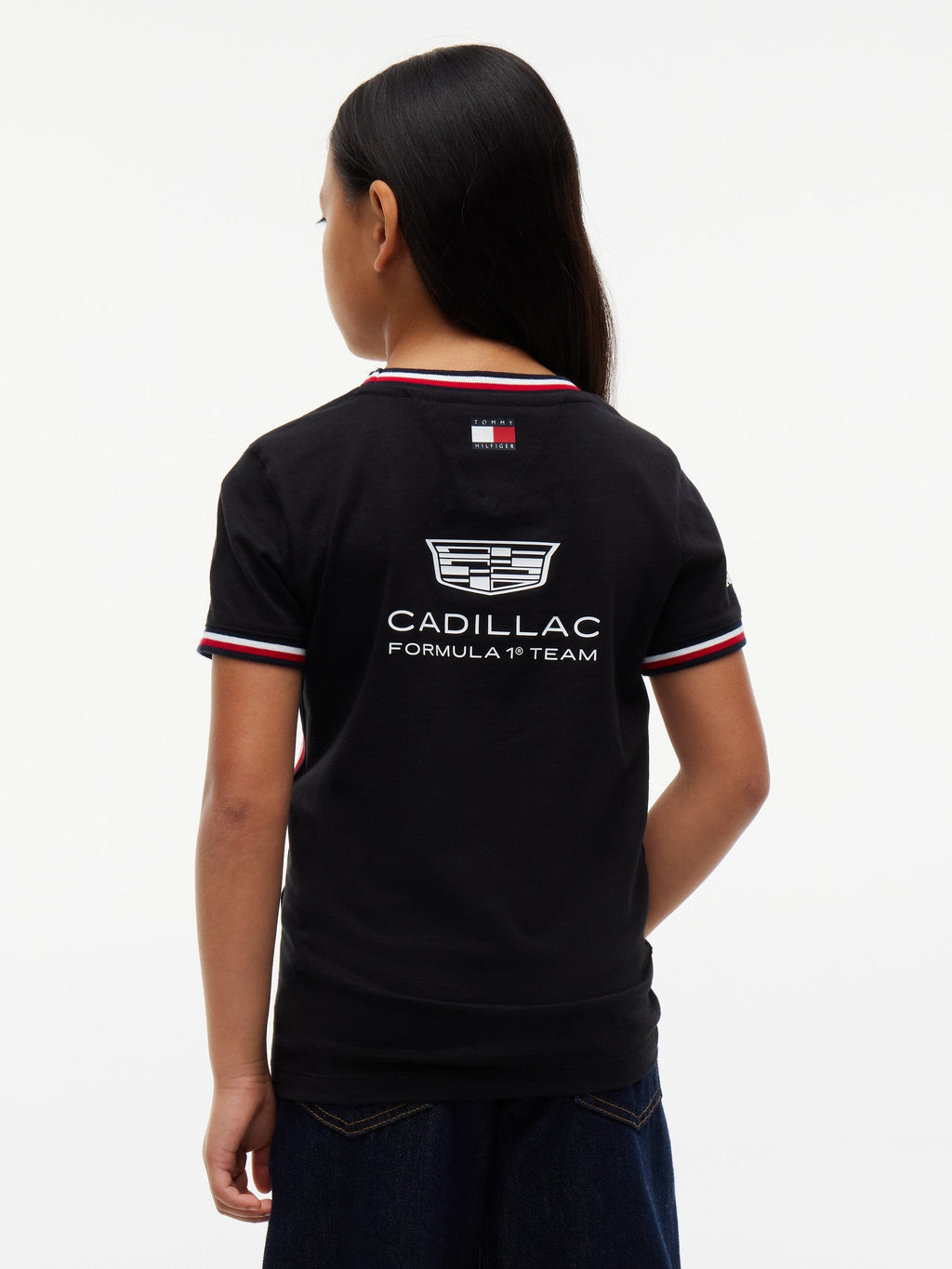 Cadillac F1 Racing Kids 2026 Team T-Shirt - Youth Black/White T-shirts Cadillac F1 