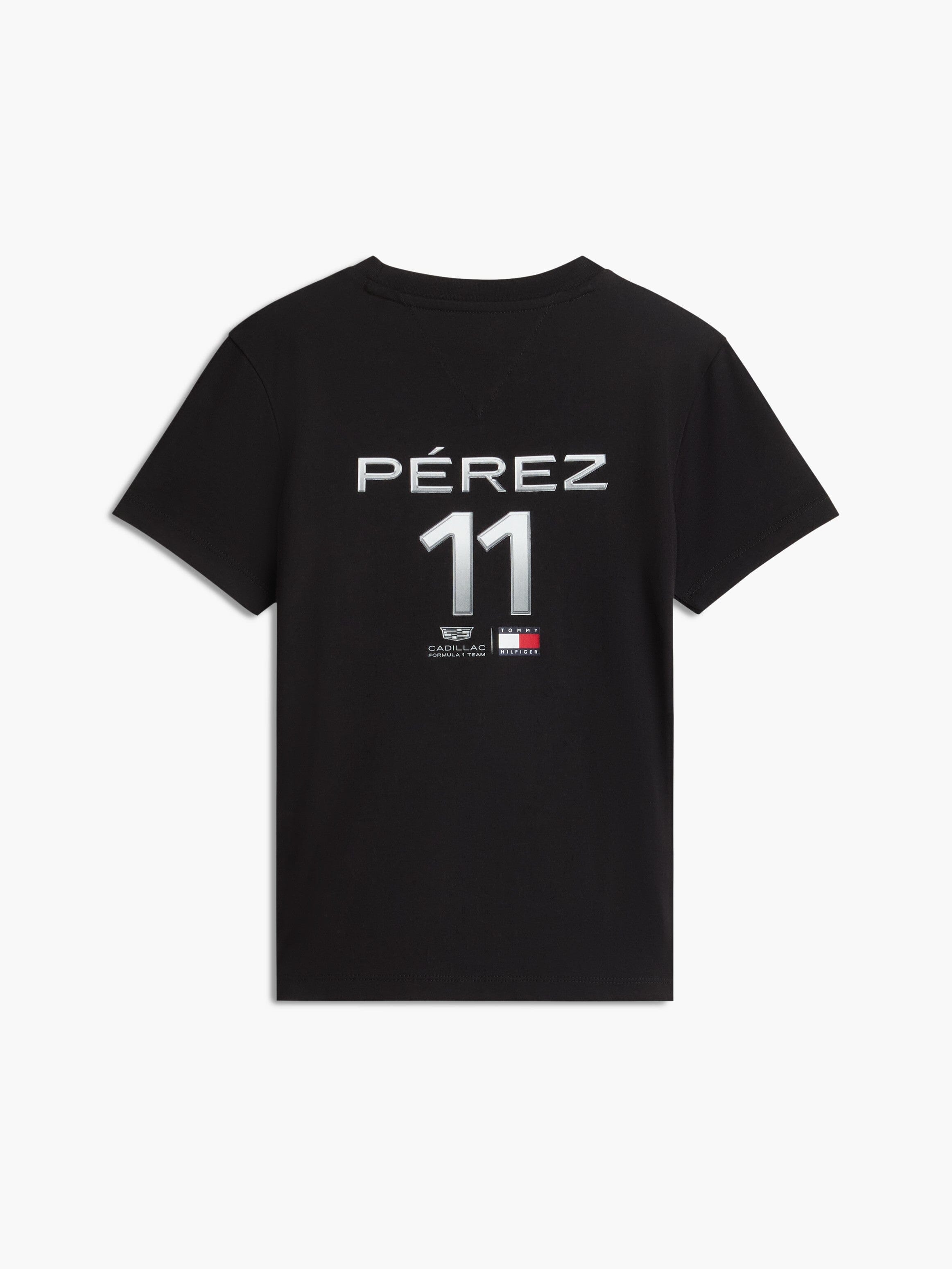 Cadillac F1 Racing Kids Sergio "Checo" Perez Chevron T-Shirt - Youth Black T-shirts Cadillac F1 