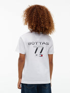 Cadillac F1 Racing Kids Valtteri Bottas Chevron T-Shirt - Youth White T-shirts Cadillac F1 