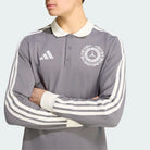 Mercedes - AMG Petronas F1 Men's Silver Arrows Long Sleeve Icon Polo Shirt - Gray Polos Mercedes AMG Petronas 