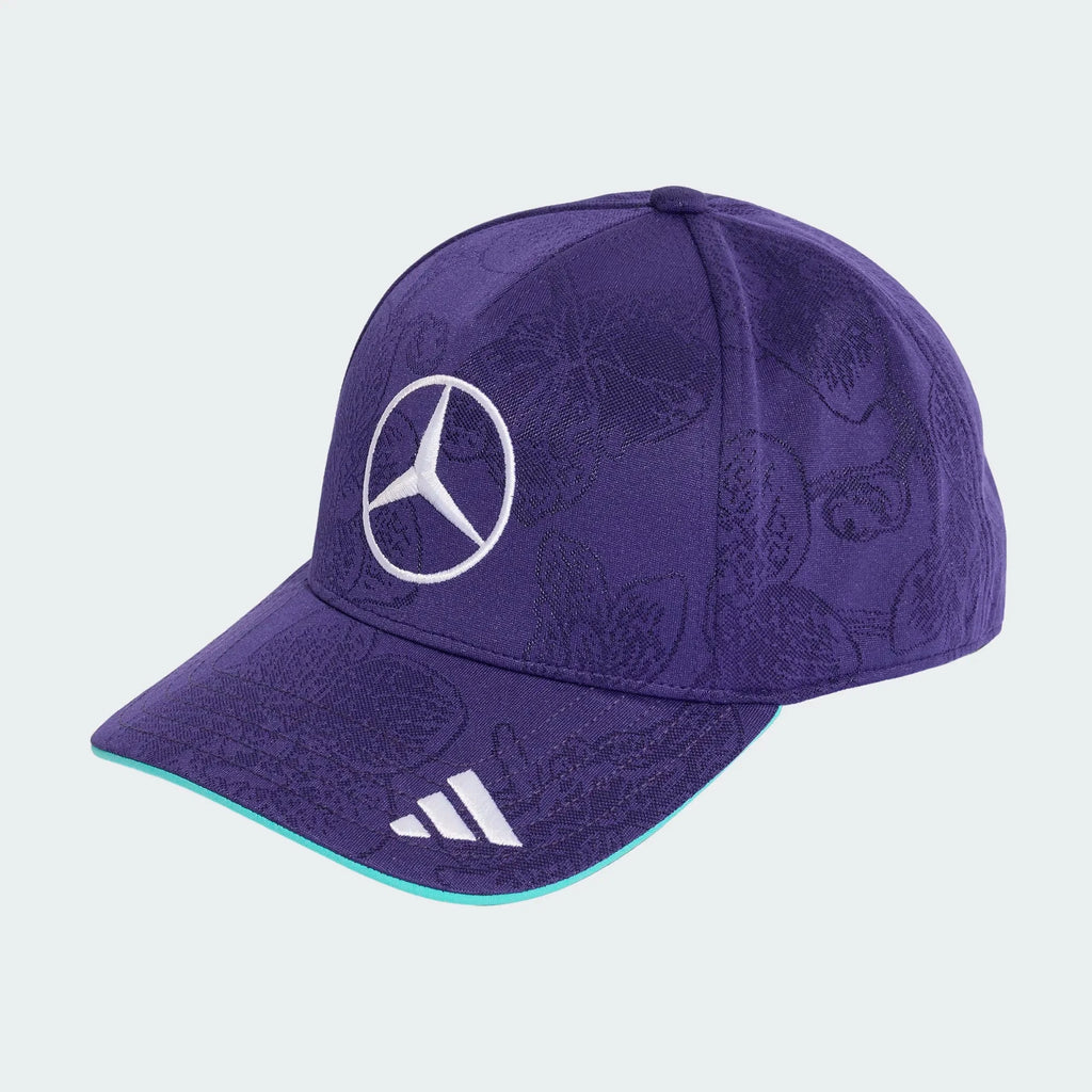 Mercedes - AMG Petronas F1 Special Edition Singapore GP Vanda Bloom Team Hat - Purple Hats Mercedes AMG Petronas 
