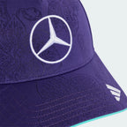 Mercedes - AMG Petronas F1 Special Edition Singapore GP Vanda Bloom Team Hat - Purple Hats Mercedes AMG Petronas 