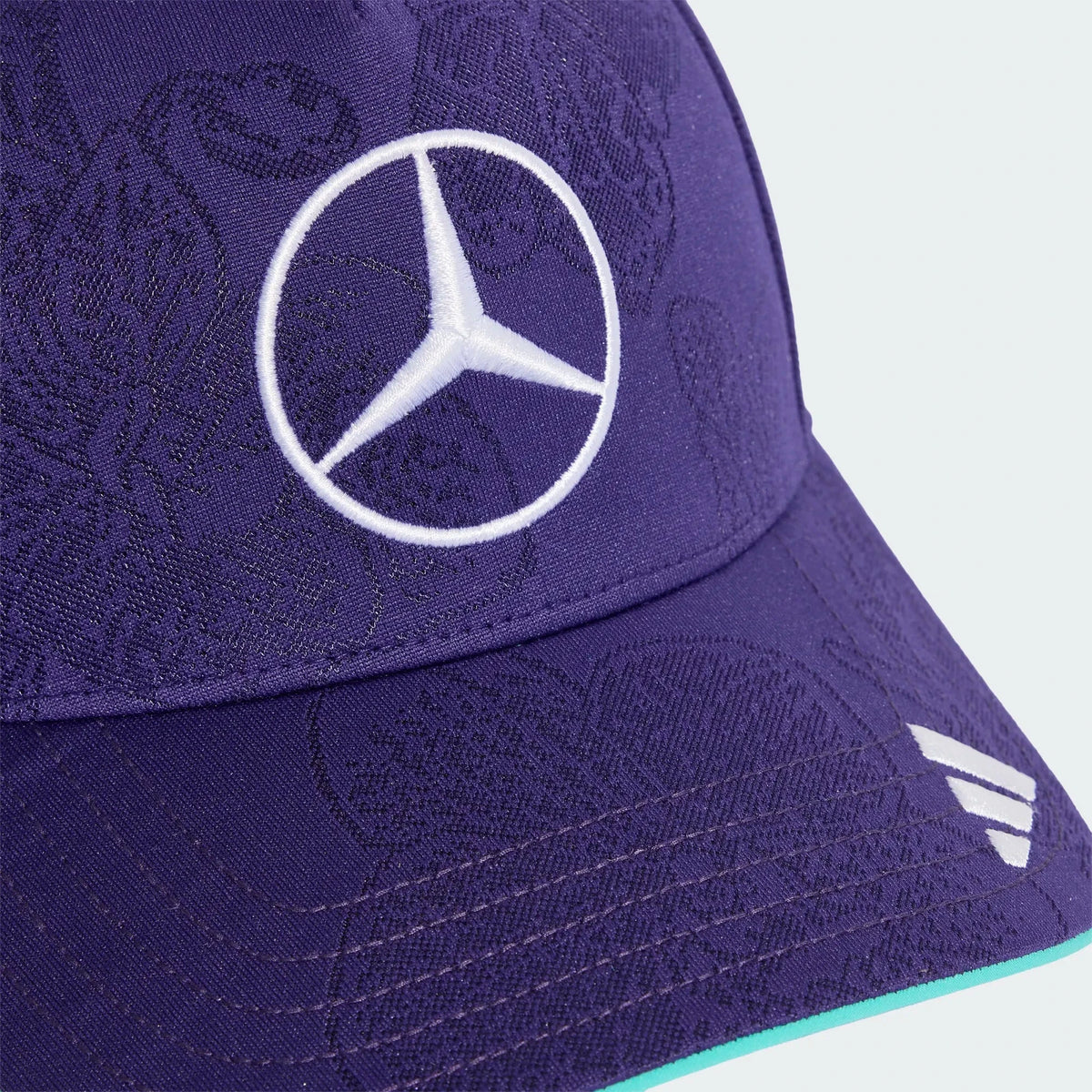 Mercedes - AMG Petronas F1 Special Edition Singapore GP Vanda Bloom Team Hat - Purple Hats Mercedes AMG Petronas 