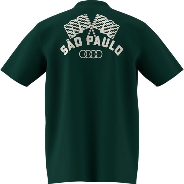 Audi Formula One Men's 2026 SE Sao Paulo Brazil GP T-Shirt - Green T-shirts Audi F1 