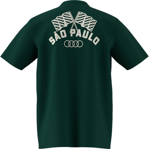 Audi Formula One Men's 2026 SE Sao Paulo Brazil GP T-Shirt - Green T-shirts Audi F1 
