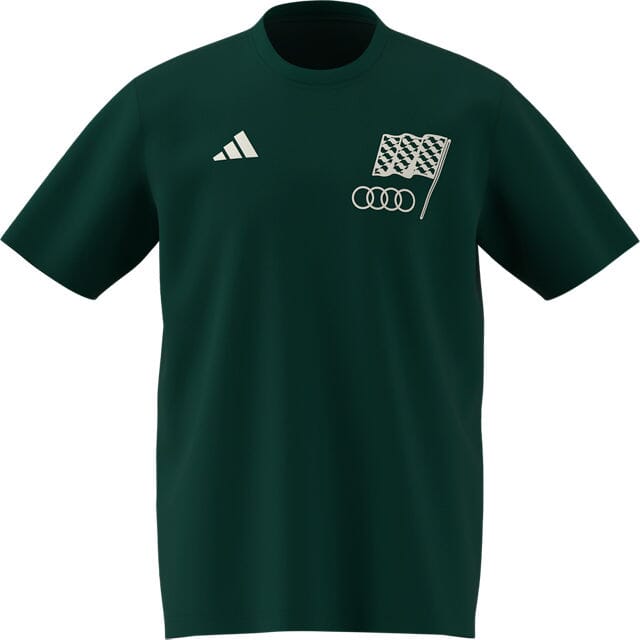 Audi Formula One Men's 2026 SE Sao Paulo Brazil GP T-Shirt - Green T-shirts Audi F1 