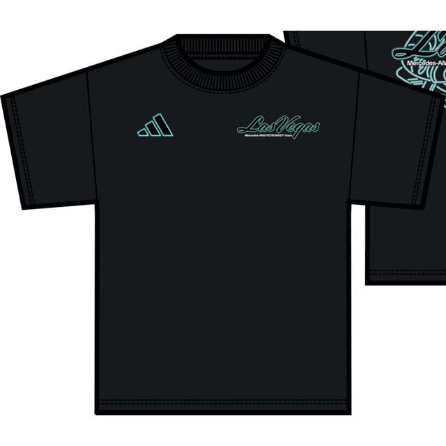 Mercedes - AMG Petronas F1 Men's SE Las Vegas GP T-Shirt - Black T-shirts Mercedes AMG Petronas 