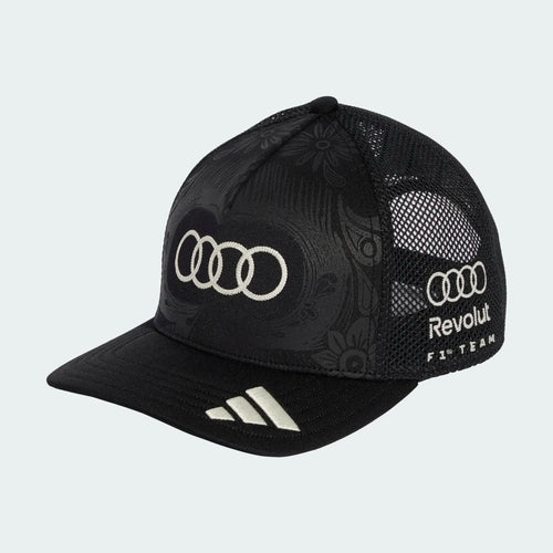Audi F1 2026 SE Mexico GP Team Baseball Hat - Black Hats Audi F1 