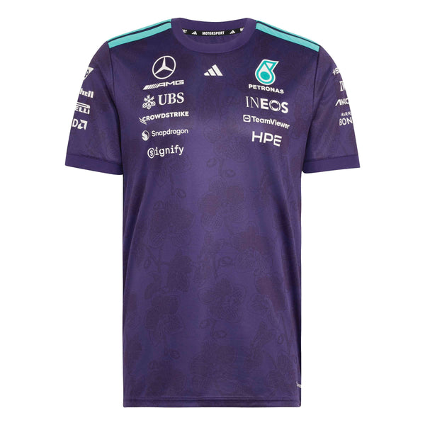 AMG F1 チーム Tシャツ Mercedes - AMG Petronas Formula One Men's Special Edition Miami GP