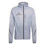 Mercedes - AMG Petronas F1 Men's "AMG" Windbreaker Jacket - Light Gray Jackets Mercedes AMG Petronas 