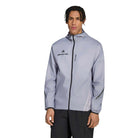 Mercedes - AMG Petronas F1 Men's "AMG" Windbreaker Jacket - Light Gray Jackets Mercedes AMG Petronas 