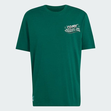 Mercedes - AMG Petronas F1 Men's SE Mexico GP T-Shirt - Green T-shirts Mercedes AMG Petronas 