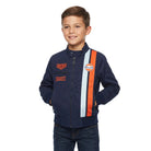 GrandPrix Originals Kids Gulf Roadmaster Bomber Jacket - Youth Navy Jackets GrandPrix Originals USA 