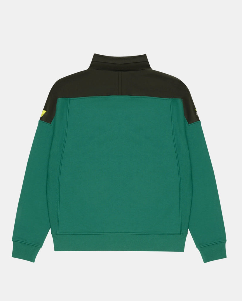 Aston Martin F1 Kimoa Fernando Alonso #14 Bicolor Sweat Jacket - Green Jackets Aston Martin F1 