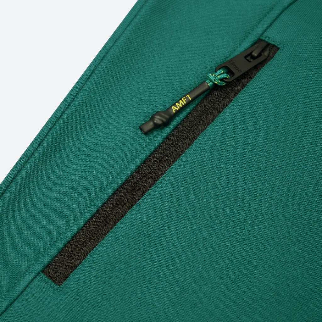 Aston Martin F1 Kimoa Fernando Alonso #14 Bicolor Sweat Jacket - Green Jackets Aston Martin F1 