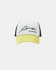 Aston Martin F1 Kimoa Fernando Alonso Trucker Hat- Tricolor Hats Aston Martin F1 