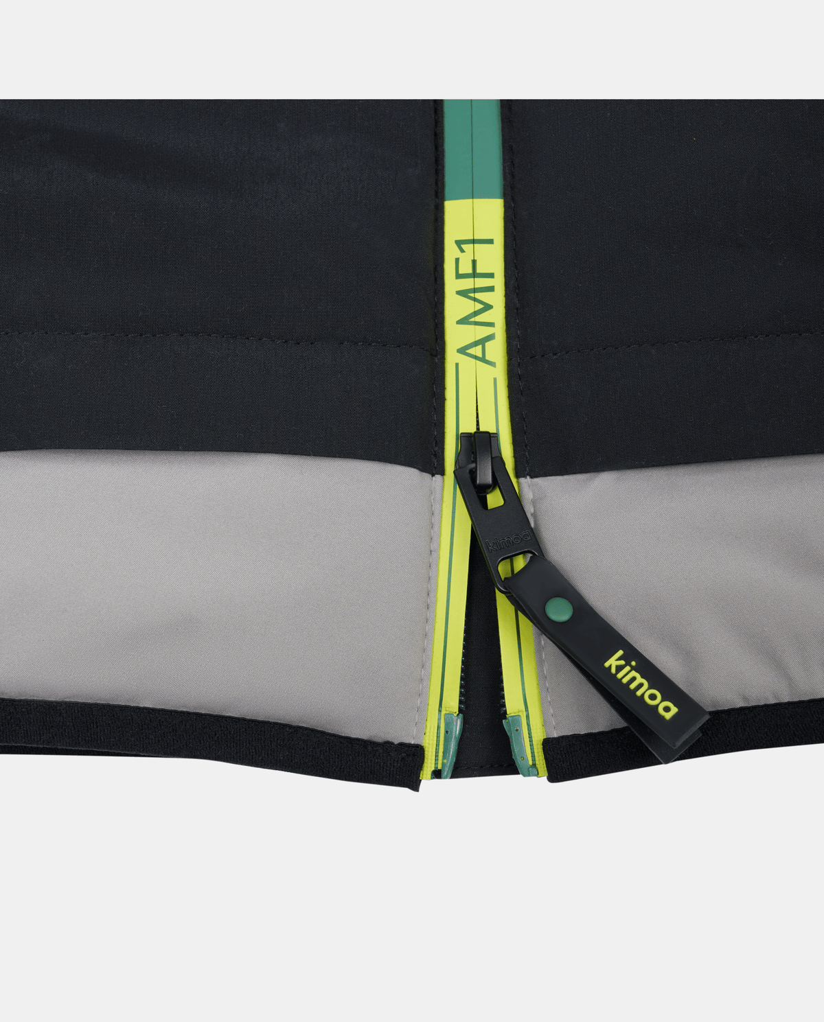 Aston Martin F1 Kimoa Fernando Alonso Puffy Patch Pockets Jacket - Bicolor Jackets Aston Martin F1 