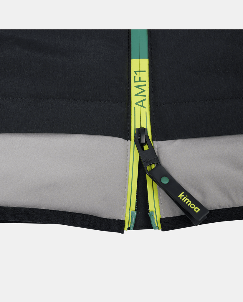 Aston Martin F1 Kimoa Fernando Alonso Puffy Patch Pockets Jacket - Bicolor Jackets Aston Martin F1 