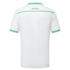 Automobili Lamborghini Squadra Corse Men's Travel Polo Shirt - Orange/White/Green Polos Automobili Lamborghini 